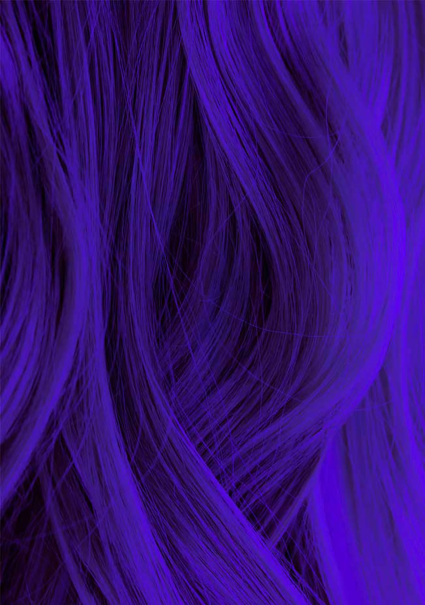 Iroiro 360 UV Reactive Purple Neon Vegan Cruelty-Free Semi-Permanent Hair Color - Image 2