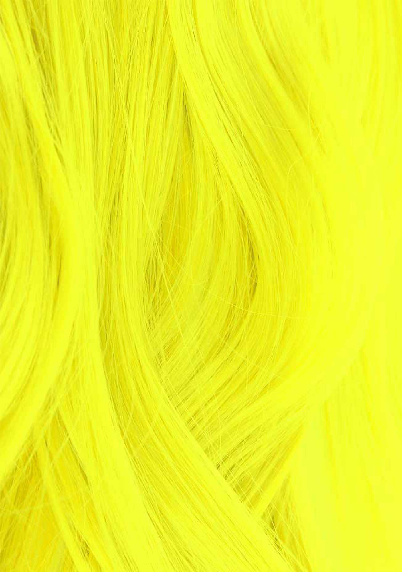 Iroiro 300 UV Reactive Yellow Neon Vegan Cruelty-Free Semi-Permanent Hair Color - Image 2