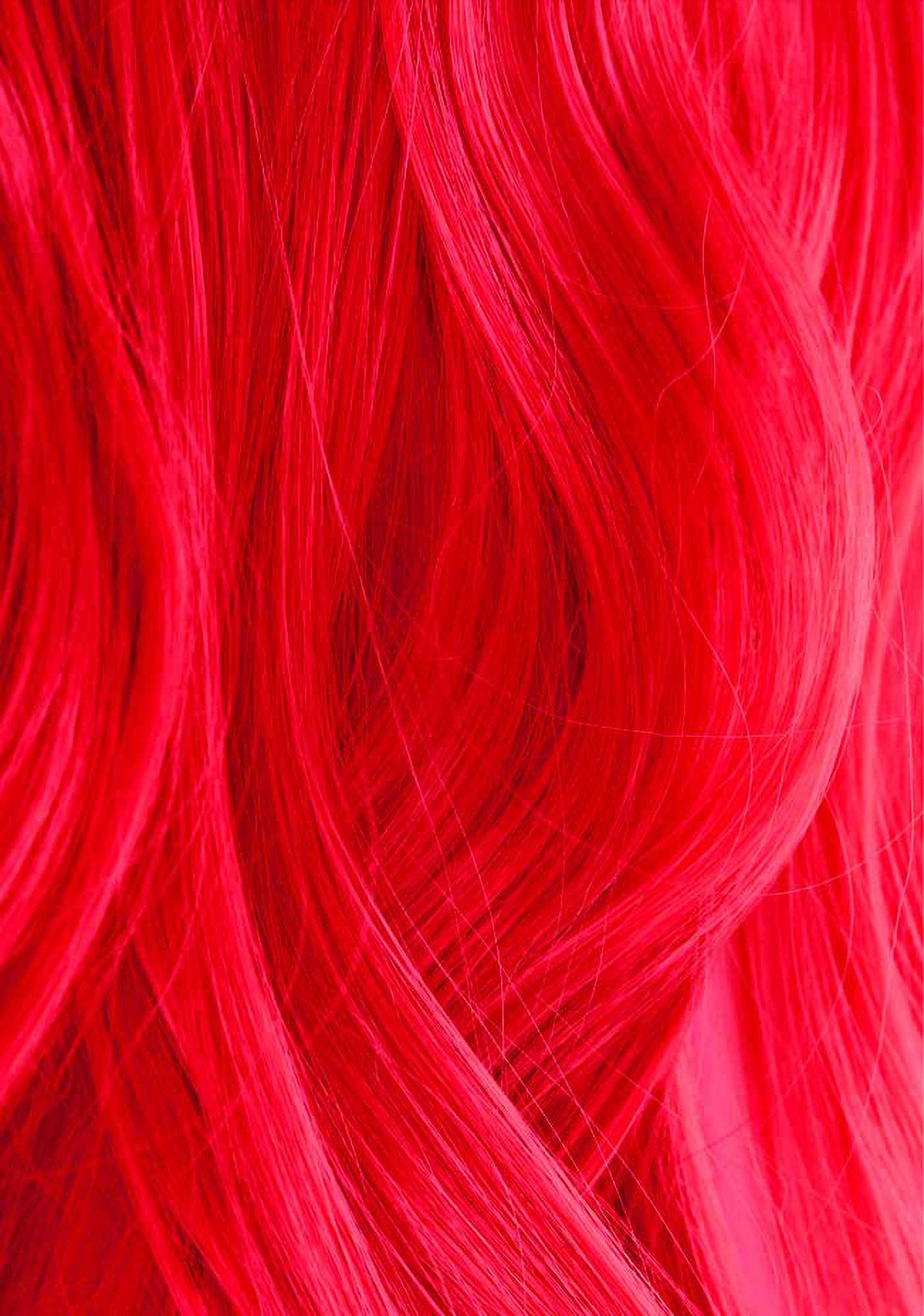 Iroiro 330 UV Reactive Red Neon Vegan Cruelty-Free Semi-Permanent Hair Color - Image 2