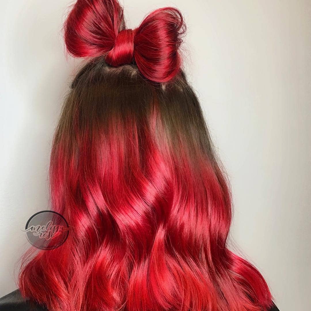 Iroiro 330 UV Reactive Red Neon Vegan Cruelty-Free Semi-Permanent Hair Color - Image 3
