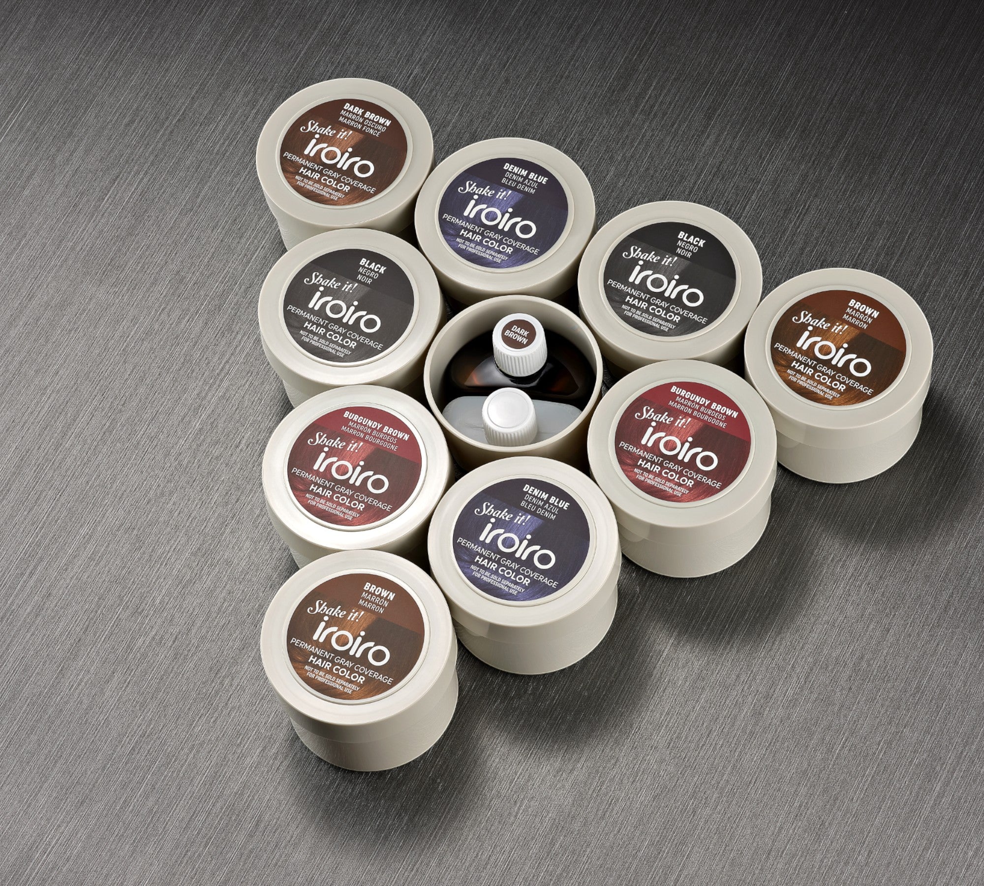 Iroiro Dark Brown Permanent Gray Coverage Hair Color - Image 2