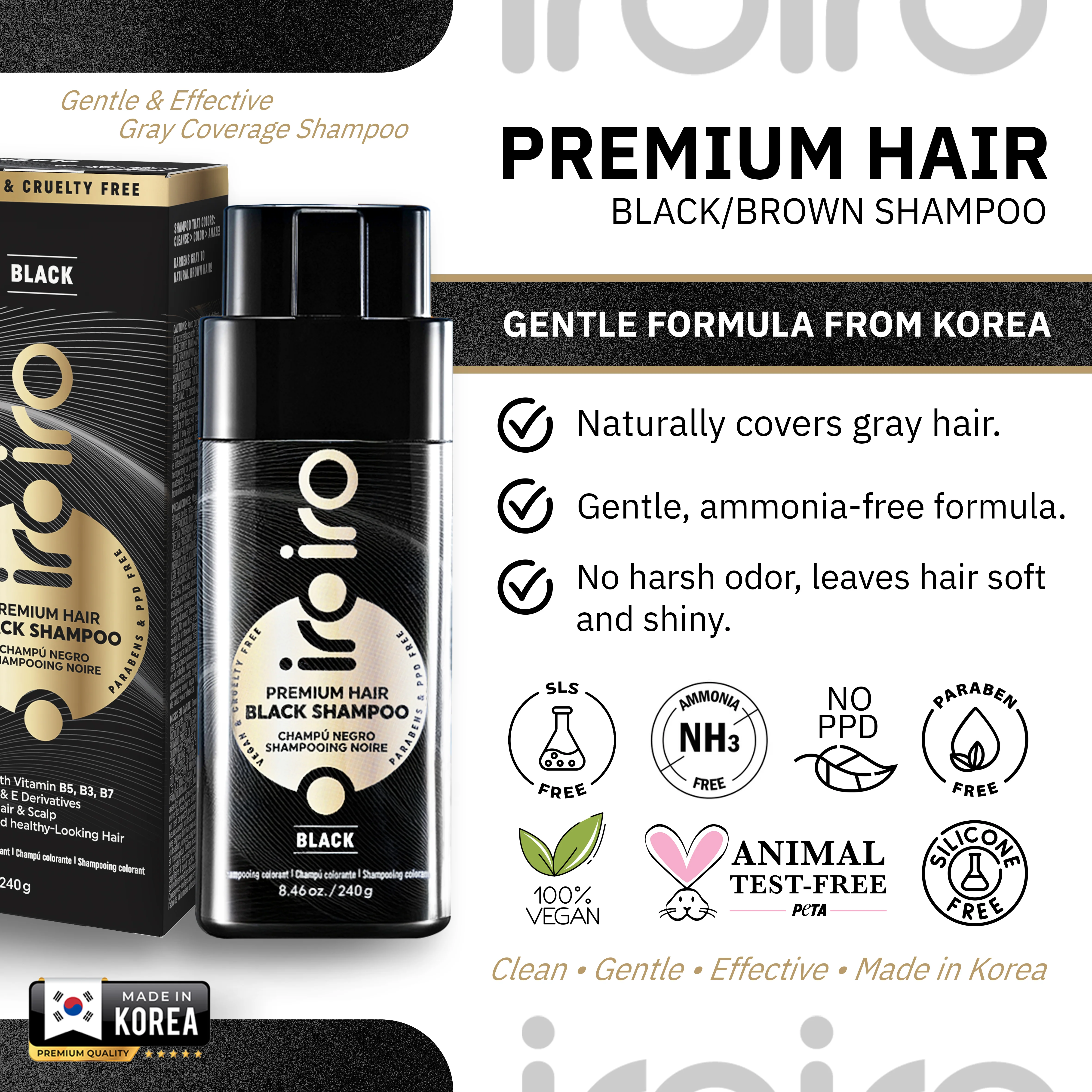 Iroiro Premium Hair Black Shampoo - Image 4