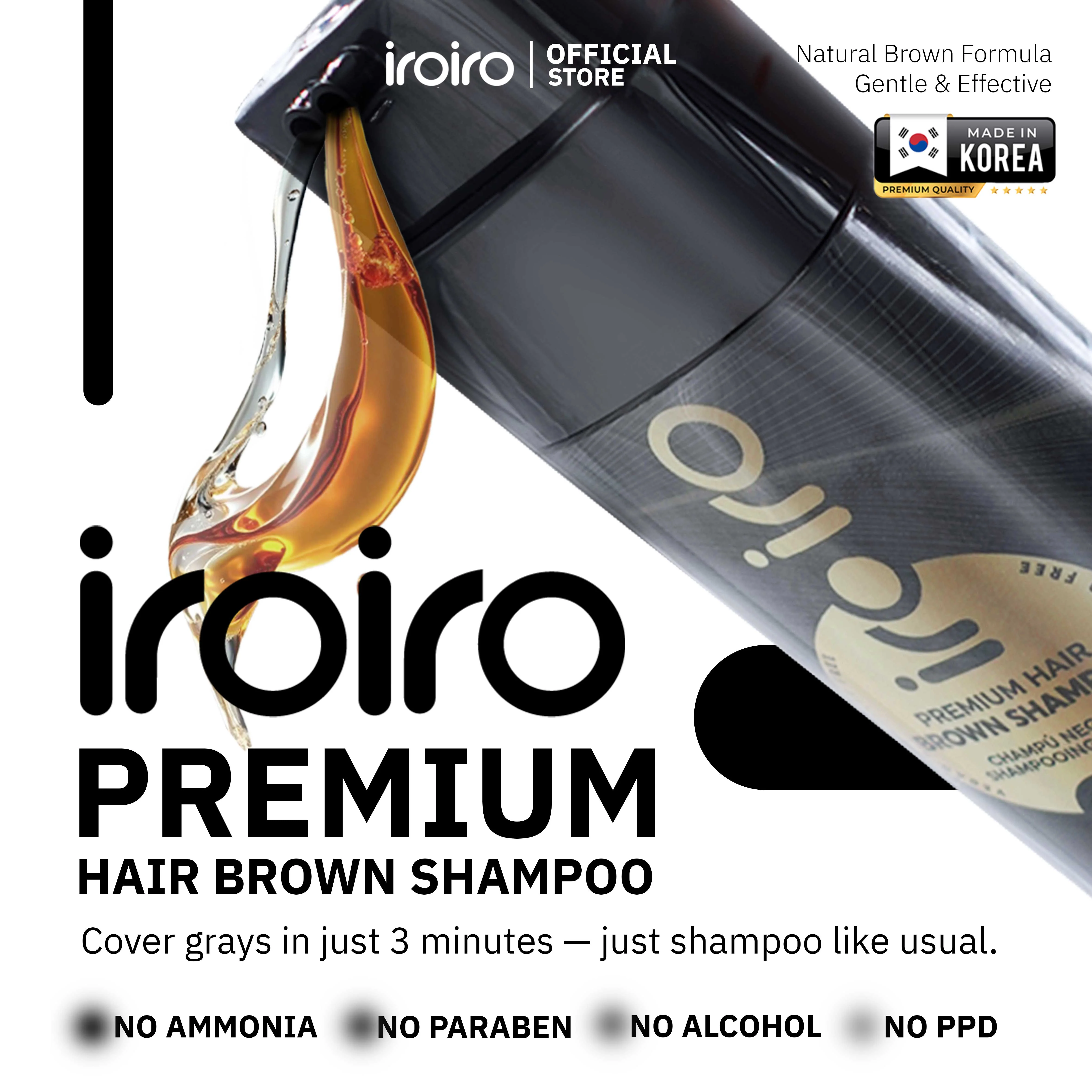 Iroiro Premium Hair Brown Shampoo - Image 3
