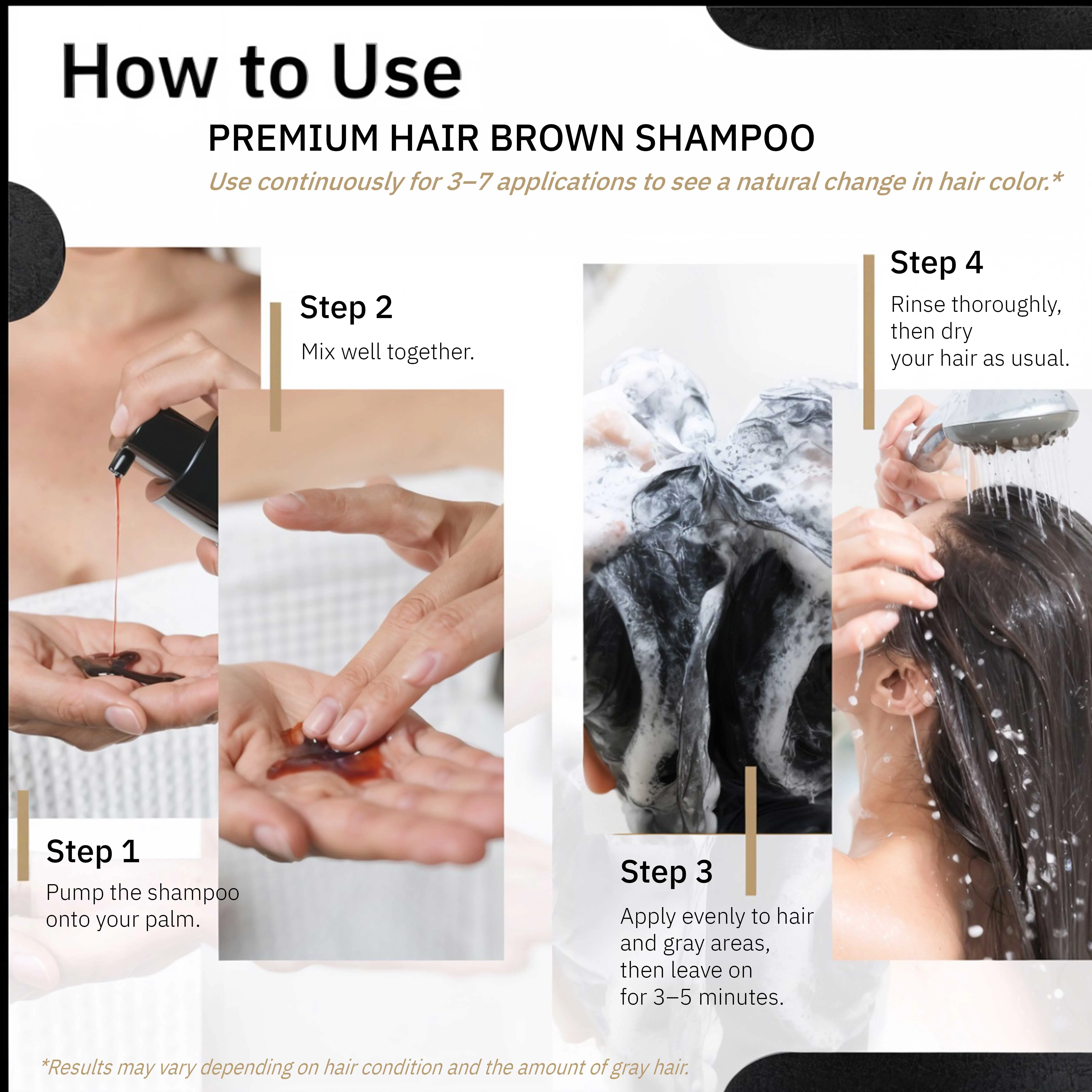 Iroiro Premium Hair Brown Shampoo - Image 5