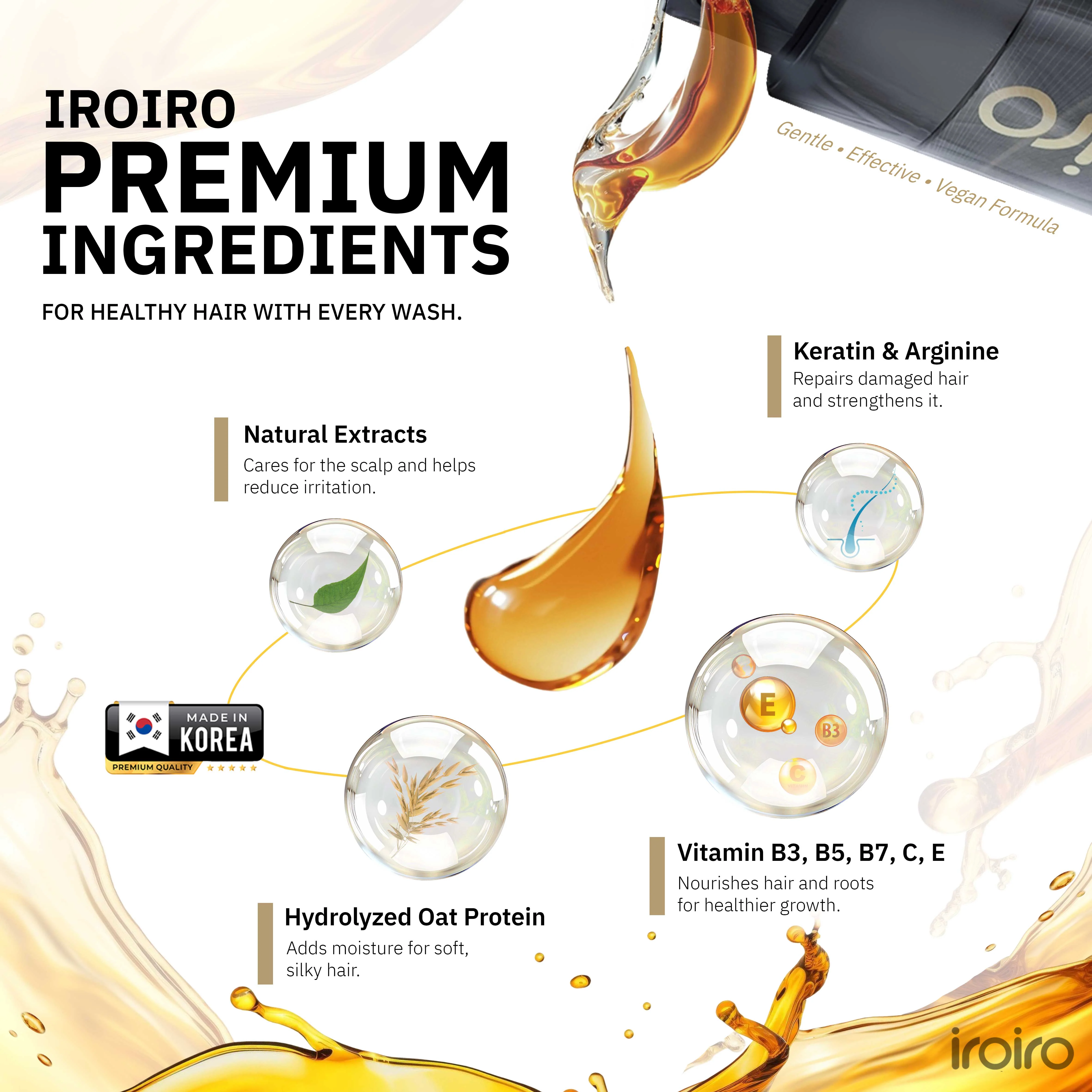 Iroiro Premium Hair Brown Shampoo - Image 6